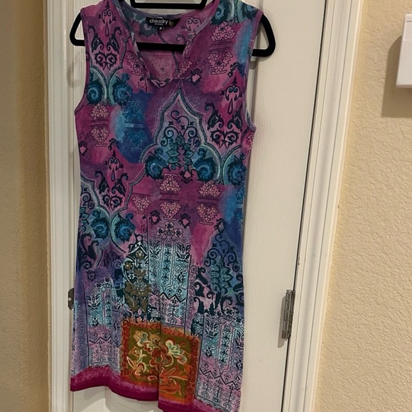 Chaudry Vibrant Sleeveless Mini Dress - Picture 1 of 3